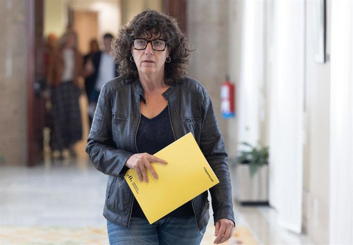 Archivo - La diputada de ERC Teresa Jordà a su llegada a la Junta de Portavoces en el Congreso de los Diputados, a 11 de noviembre de 2025, en Madrid (España).