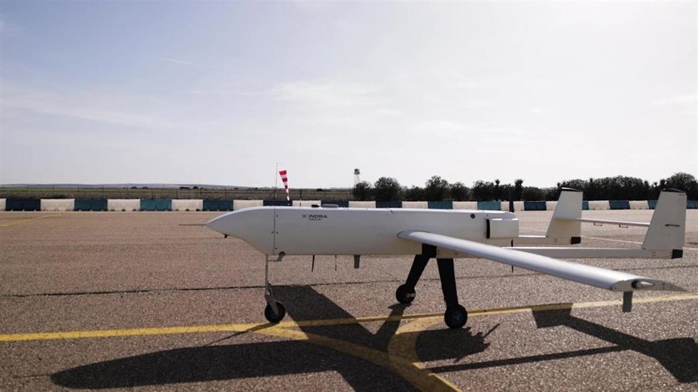 Archivo - Un dron Tarsis de Indra