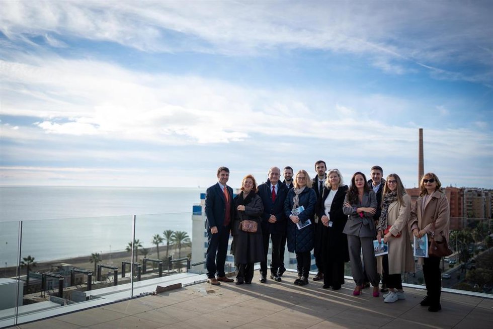 Una delegación europea se ha desplazado a Málaga para conocer de primera mano lo que la ciudad ofrece en su candidatura a sede de la Autoridad Aduanera de la Unión Europea (EUCA).