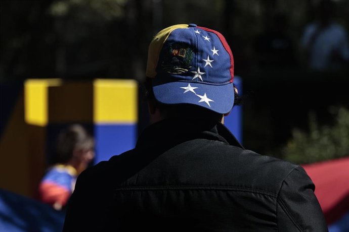 Imagen de archivo de una manifestación antichavista