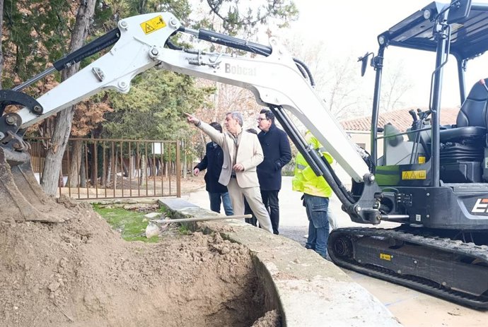 Visita a las obras en el colegio Navas de Tolosa.