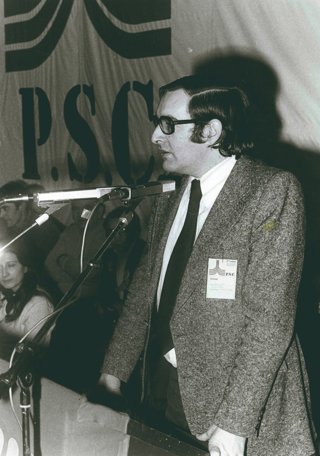 El fundador del PSC , exdiputado y exsenador Josep Maria Triginer