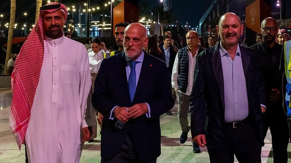 Javier Tebas y Rafael Louzán