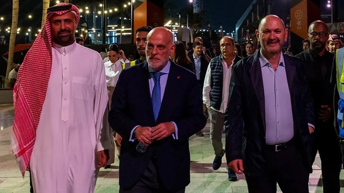 Javier Tebas e Rafael Louzán