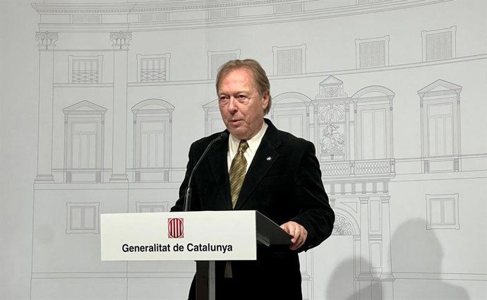 Santacreu en declaraciones a los medios tras reunirse con el Govern