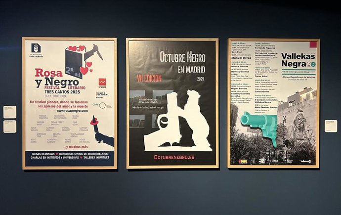 La Comunidad de Madrid recorre cuatro siglos de crimen literario con la exposición 'Un Madrid de novela negra'