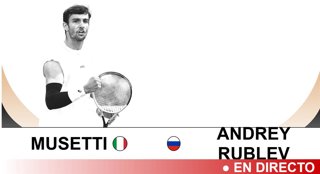 Lorenzo Musetti - Andrey Rublev: resumen y estadísticas del partido de Semifinal de Hong Kong Tennis Open