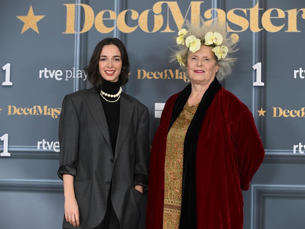 Palito y Lucía Dominguín durante la presentación de 'Decomasters' en Gran Vía Venue, a 09 de enero de 2026, en Madrid (España).