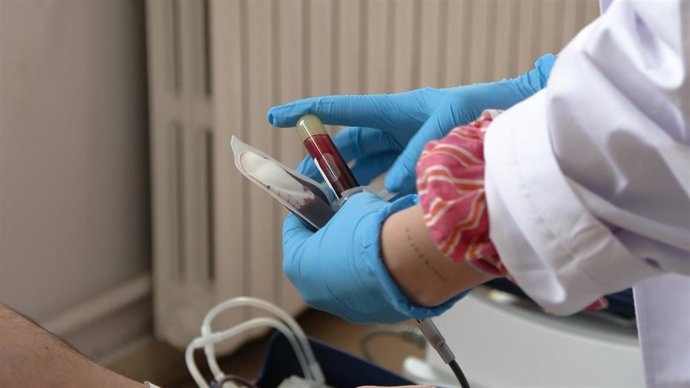 Donación de sangre.