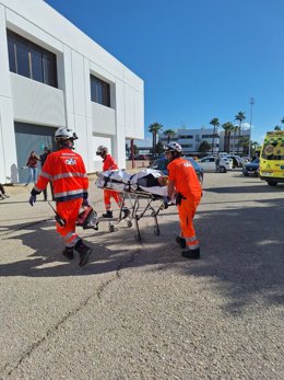 Imagen de efectivos del 061.