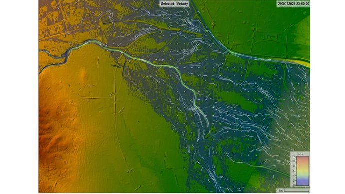 Un estudio de la UPV reproduce con precisión la inundación de la dana mediante simulación hidráulica bidimensional