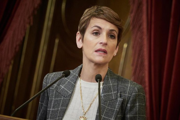 La presidenta de Navarra, María Chivite.