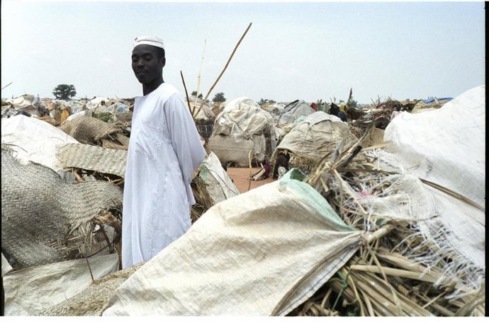 Archivo - Imagen de archivo de un desplazado en Nyala (Sudán) 