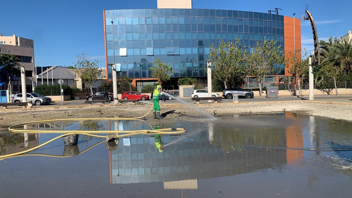 Limpieza integral del lago de Atalayas para mantener sus condiciones higiénico-sanitarias en óptimo estado