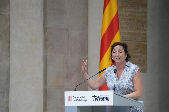 Archivo - Arxivo - La consellera d'Economia de la Generalitat, Alícia Romero