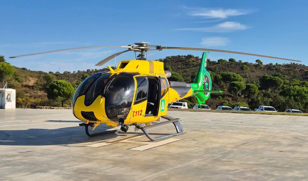 Archivo - Imagen de archivo de un helicóptero del 112.