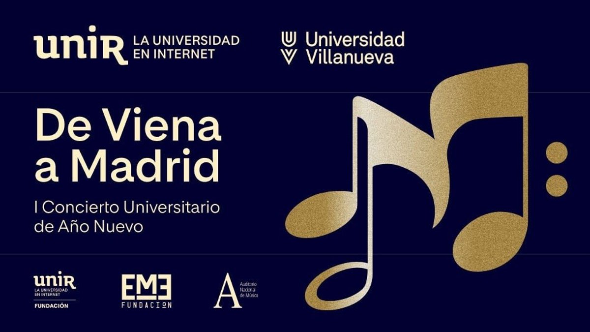 UNIR y la Universidad Villanueva inauguran el primer Concierto Universitario de Año Nuevo con más de 2.000 asistentes