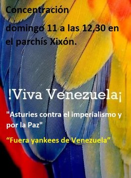 Concentración ciudadana contra la intervención en Venezuela y en defensa de la soberanía