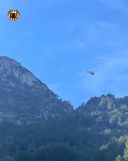 Rescatadas en helicóptero seis personas desorientadas en el Molló de la Creu de Gandia