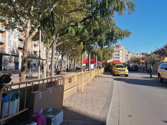 Archivo - Imagen de archivo de la plaza Santa Clara de Huesca.