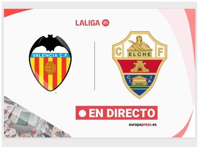 Onces Iniciales confirmados: Valencia - Elche: resumen y estadísticas del partido de la jornada 19 de LaLiga EA Sports