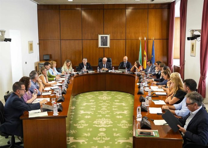 Archivo - Reunión de la Diputación Permanente del Parlamento andaluz (Fotografía de archivo)