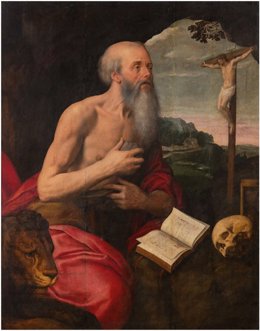 'San Jerónimo Penitente' , De Michiel Coxcie