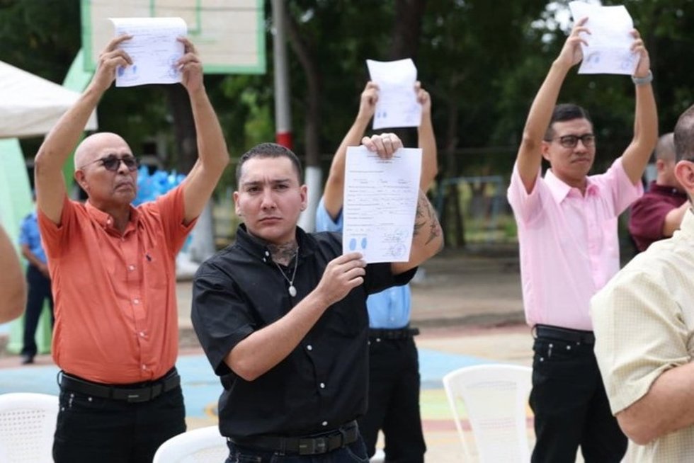 Presos excarcelados en Nicaragua