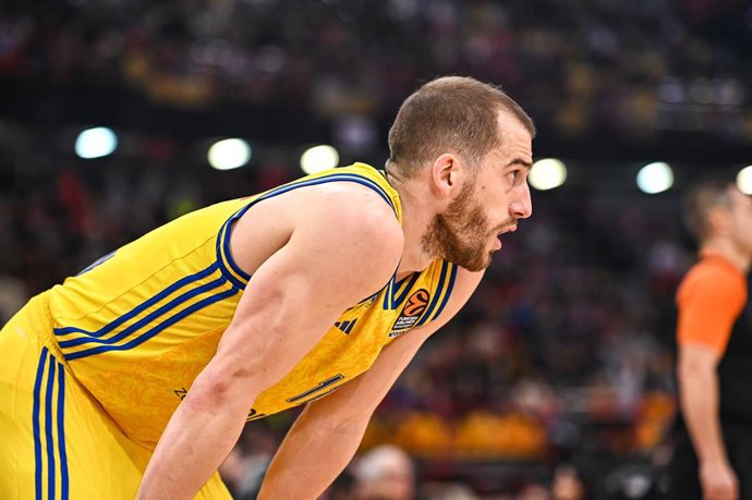 Archivo - Matt Thomas of Alba Berlin during the Turkish Airlines EuroLeague basketball match between Olympiacos Piraeus and Alba Berlin on January 30, 2024 at Peace and Friendship stadium in Piraeus, Greece - Photo Stefanos Kyriazis / LiveMedia / DPPI