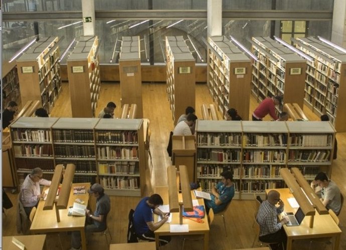 Imagen de archivo de la Biblioteca Cánovas del Castillo.