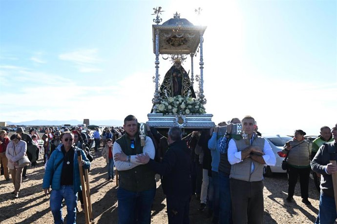 Virgen del Mar en la Romería de Torregarcía
