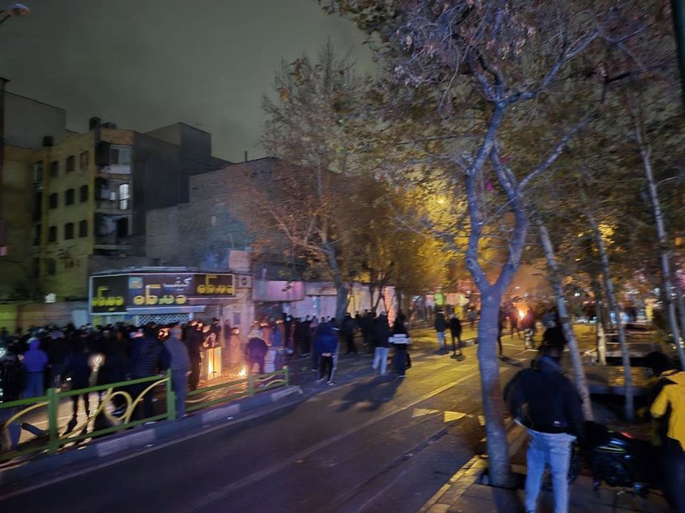 Manifestaciones en Teherán