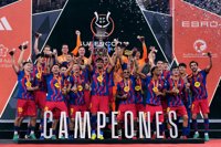 El Barça tumba a un digno Real Madrid y levanta la Supercopa