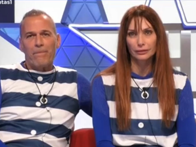 Cristina Piaget y Carlos Lozano en GH Dúo