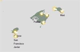 El tiempo hoy, lunes 12 de enero, en Baleares.