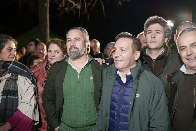 Santiago Abascal y Óscar Fernández Calle