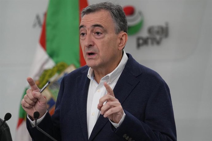 Archivo - El presidente del EBB de EAJ-PNV, Aitor Esteban