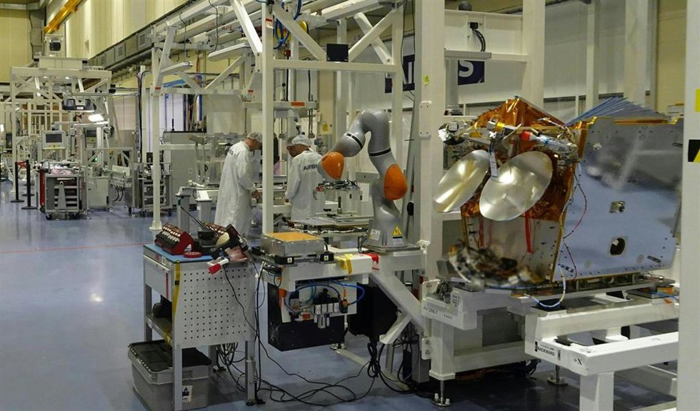 Producción de los satélites OneWeb