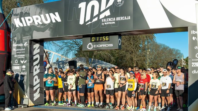 Imagen de la salida de la 10K de Valencia del 11 de enero de 2026