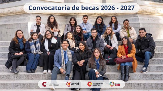 undación Carolina abre su convocatoria de becas para el curso 2026-2027