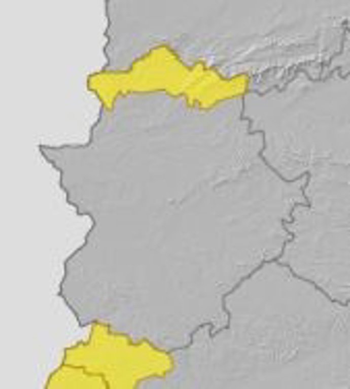 Alertas para el 13 de enero en Extremadura