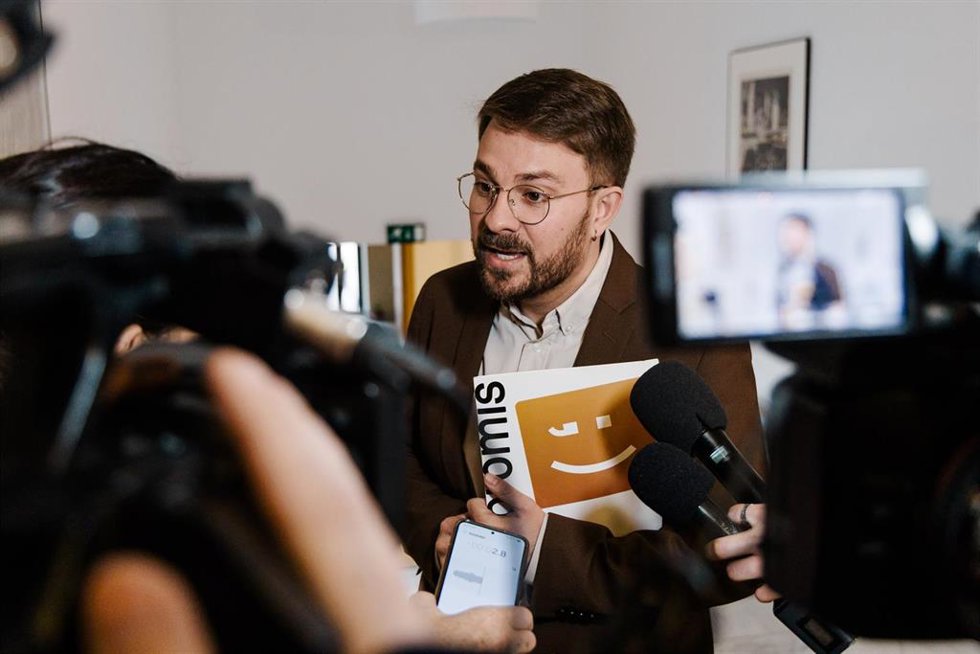 El diputado de Compromís integrado en Sumar, Alberto Ibáñez.