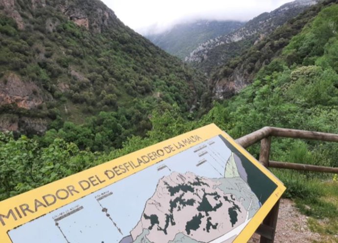 Mirador del Desfiladero de La Malva, en Somiedo.