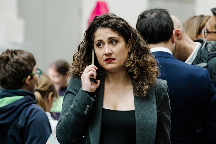 Archivo - Arquivo - A porta-voz adjunta do PSOE na Câmara Municipal, Enma López, no ato da Constituição do Consórcio.