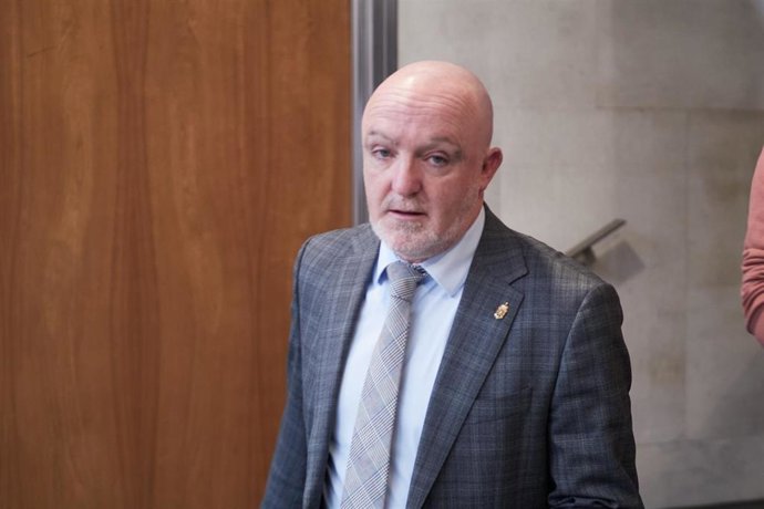 Archivo - El portavoz de UPN en el Parlamento de Navarra, Javier Esparza.