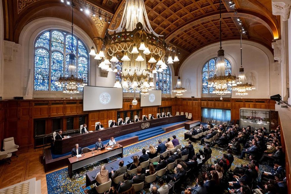 Archivo - Una sesión en la Corte Internacional de Justicia (CIJ)