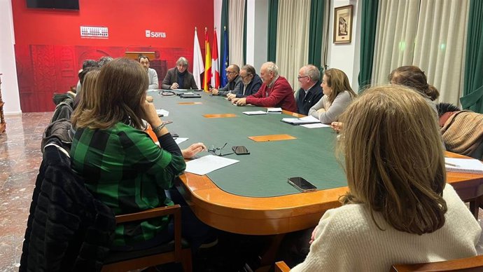 Reunión De La Mesa Del Mirón Para Trabajar En El Futuro Del Hospital Soriano.