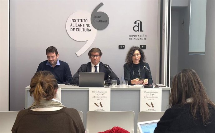 Se anuncia el ganador del Premio Internacional Juan Gil-Albert de Escritura Aforística y del Yo, convocado por el Instituto Alicantino de Cultura Juan Gil-Albert