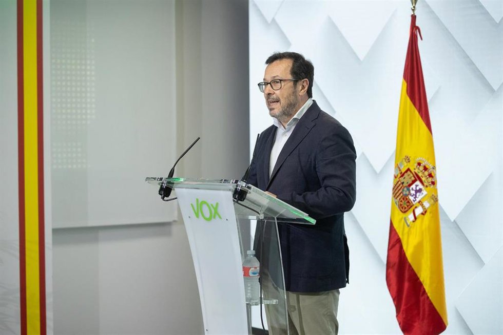 Archivo - El portavoz de Vox, José Antonio Fúster.