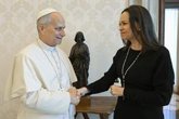 Foto: Venezuela.- AMP.- El Papa León XIV se reúne con la líder de la oposición venezolana María Corina Machado